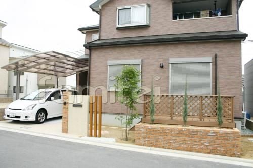 新築セミオープン外構　After